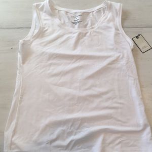 Dana Buchanan essential white tank